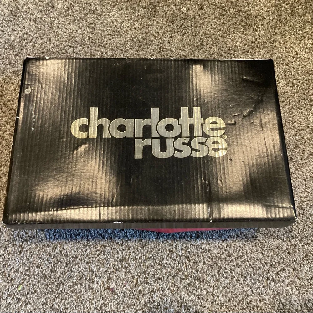 Charlotte Russe Rory Women's High Heel, Nude Patent Leather Size 8